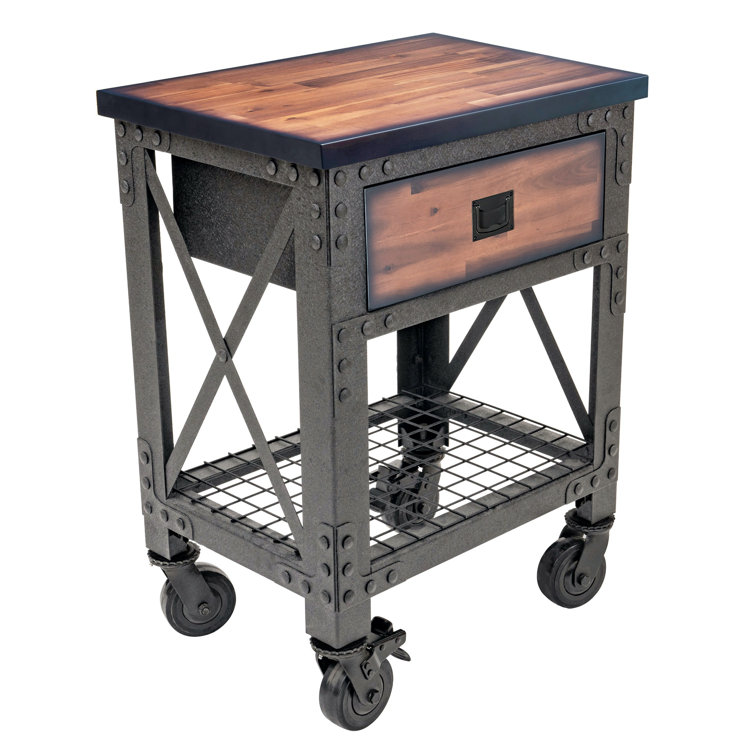 Duramax Rolling 28"W Butcher Block Top Workbench & Reviews Wayfair